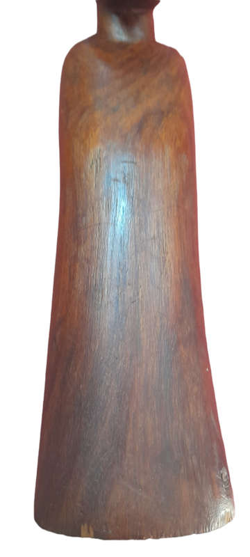 Handcrafted Wood African Man