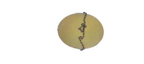 Wooden Frame Oval Mirror