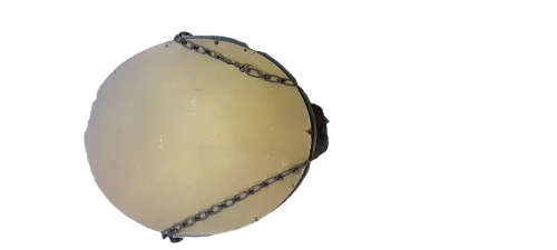 Wooden Frame Oval Mirror