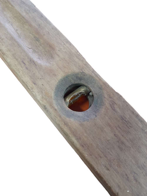 Vintage Stanley Sweetheart Brass and Wood Level No.3