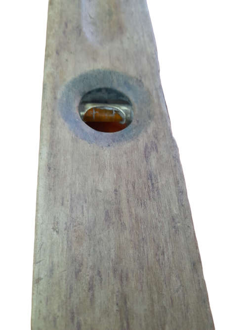 Vintage Stanley Sweetheart Brass and Wood Level No.3
