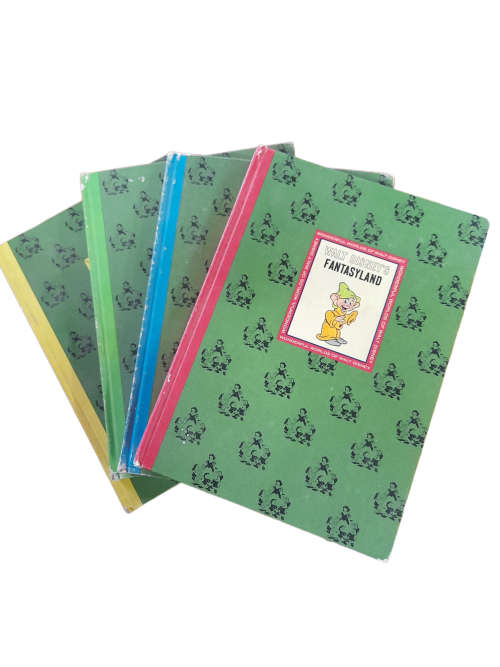 Vintage Walt Disney`s Series, 4 Books - Grolier  