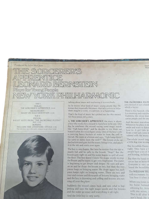 Leonard Bernstien Sorcere`s Apprentice 12` LP ML 6343 / MS 6943