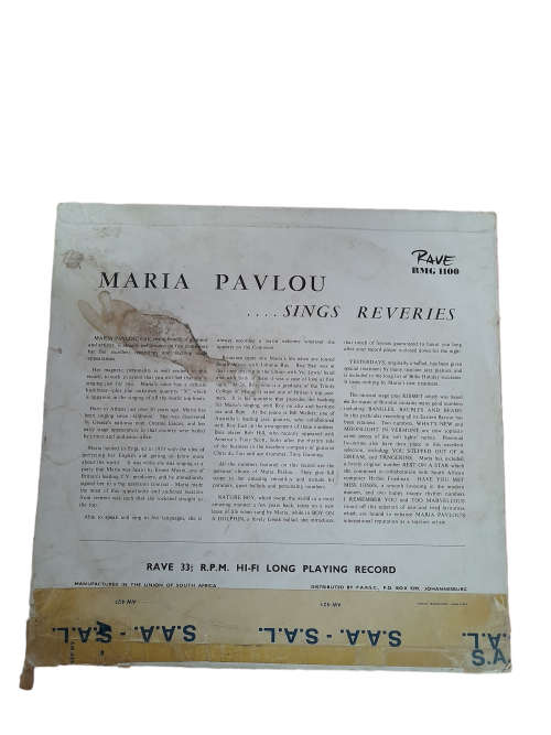 Maria Pavlou Sings - Reveries