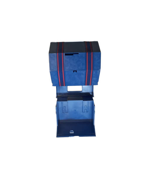 Vintage ROLYKIT Roll Up Storage Box - Blue   QC1941