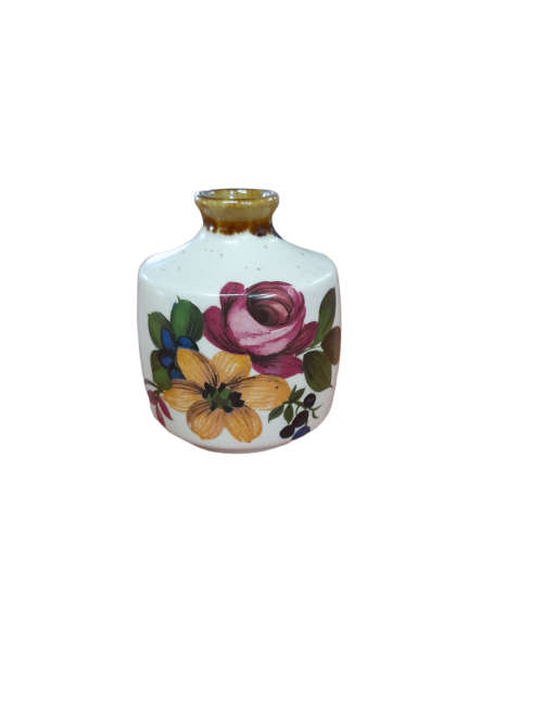 Floral Ceramic Odd Set - Jug, Jar and Bud Vase  