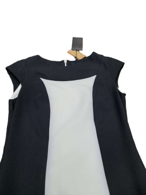 LDS Caren Monochromatic White Bodice Dress