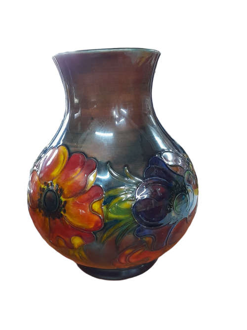Collectable Moorcraft Large Vase, Signed - broken, please see description   QC1993