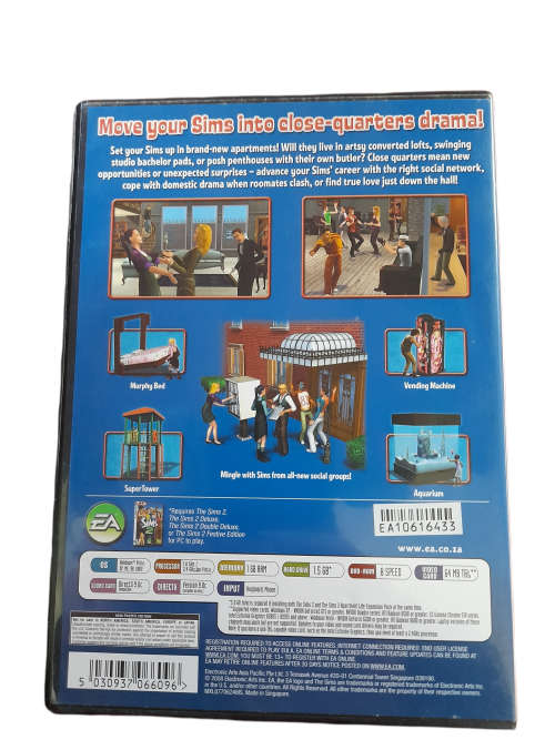 The Sims 2 Apartment Life Expansion Pack (PC)  