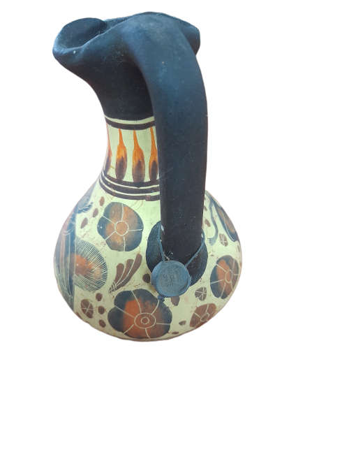 Corinthian Period Handpainted Jug Replica, Made in Greece 