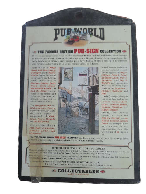Freehouse `The Turn and Slip Inn` The Famous British Pub Sign Collection