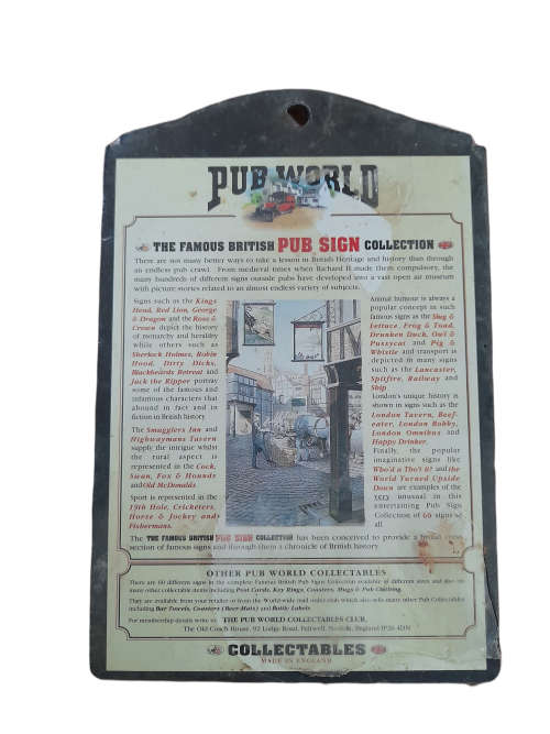 Freehouse `Dirty Dick`s` The Famous British Pub Sign Collection