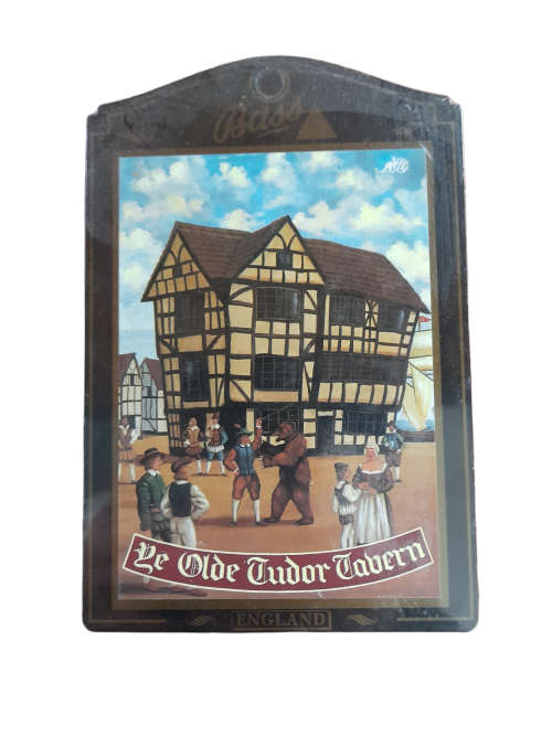 Bass `De Olde Tudor Tabern` The Famous British Pub Sign Collection