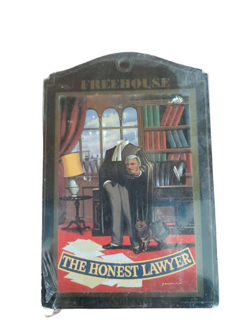 Freehouse `The Honest Lawyer` The Famous British Pub Sign Collection