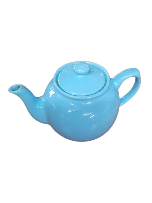 Blue Ceramic Teapot, marked England  
