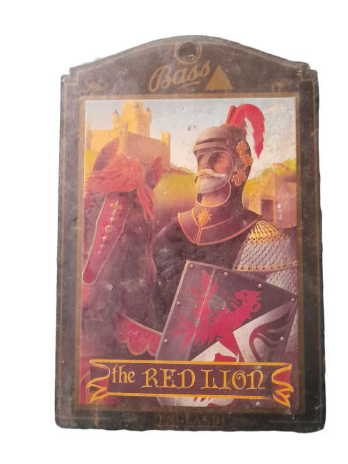 Bass  `The Red Lion` The Famous British Pub Sign Collection