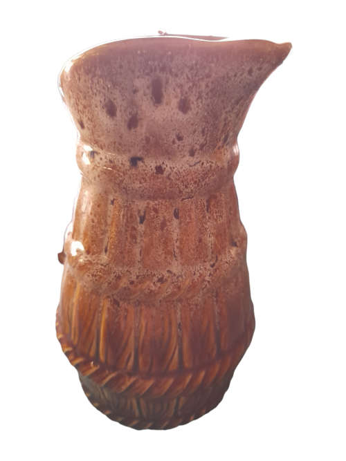 Vintage Drip Glaze Pitcher  