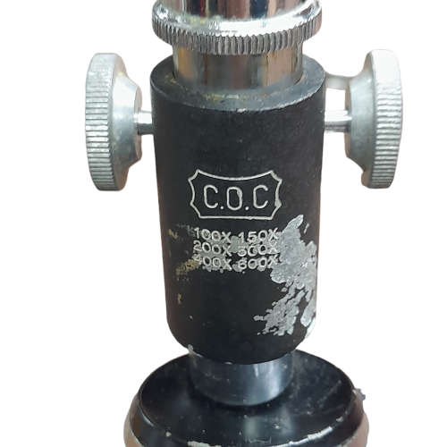 Vintage COC Microscope 100x, 150x, 200x, 300x, 400x, 600x  