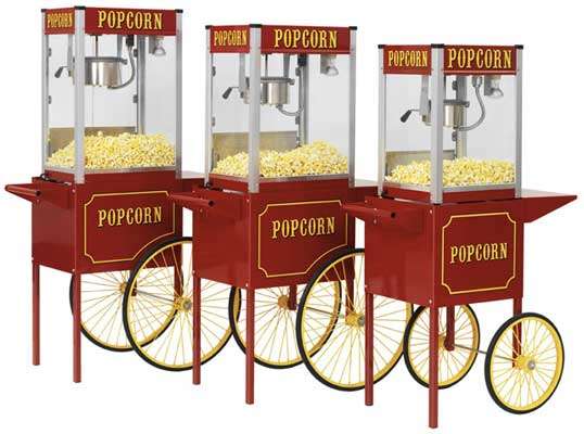 EXCELLENT INVESTMENT PopCorn Machine & Cart Combo HUGE PROFITS EXTRA INCOME