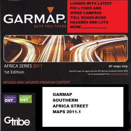 GARMIN GPS LATEST MAPS STREETMAPS-2011 1ST EDITION Included With Latest POI Cameras Portholes