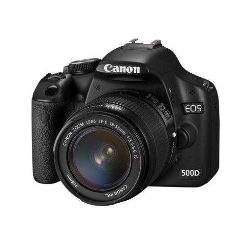 Canon EOS 500D + 18mm-55mm IS Lens + 55-250mm lens with Image Stabilizer + 8GB MEMORY CARD + BAG