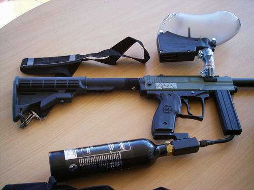 new spyder mr1 combat/electric hopper/stock/mask.bottle/pod harness