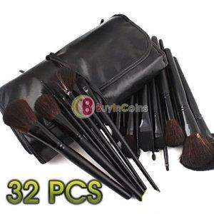 New 32 PCS Makeup Brush Cosmetic Brushes Set With Case