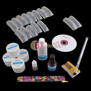 DIY Professional UV Gel Nail Art Acrylic Glue Full Kit