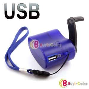 USB Hand Power Dynamo Torch Charger for Cellphones, MP3's,  PDA's