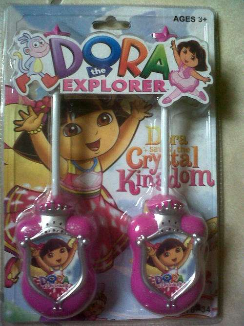 BRAND NEW KIDS DORA THE EXPLORER WALKIE TALKIE