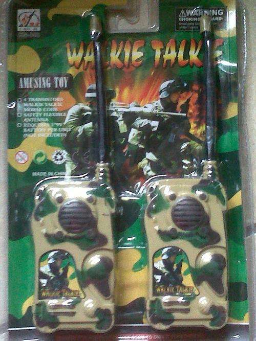 BRAND NEW ARMY MILITARY TOY WALKIE TALKIE