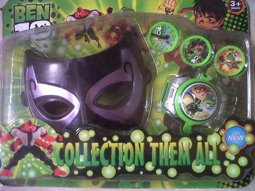 BRAND NEW BEN 10 TOY SET (MASK AND WATCH SHOOTER)