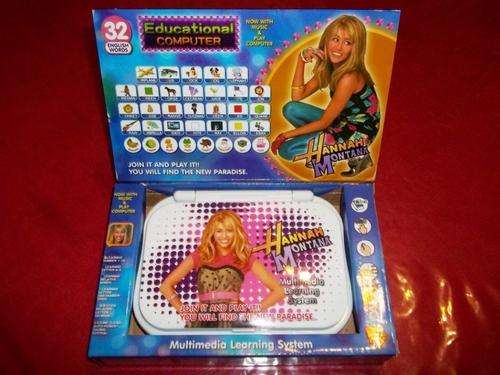 BRAND NEW HANNAH MONTANA KIDDIES EDUCATIONAL LAPTOP