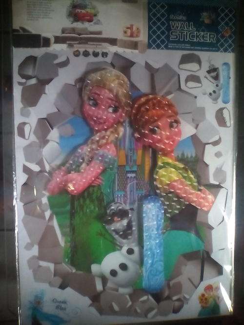 !!!! FROZEN !!!! Amazing 5D REMOVABLE Wall sticker. SIZE A2