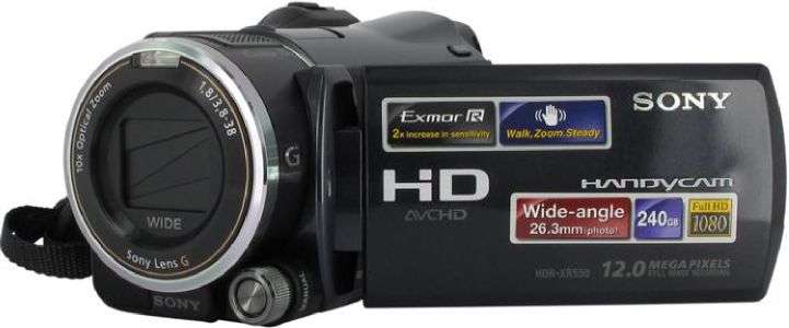 Sony HDR-XR550E 240GB HDD   with Sony Wireless Microphone ECM-HW2