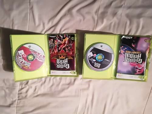 XBox 360 Guitar Hero Guitars and Game