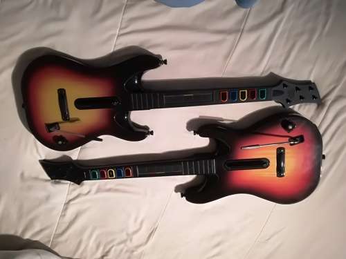 XBox 360 Guitar Hero Guitars and Game
