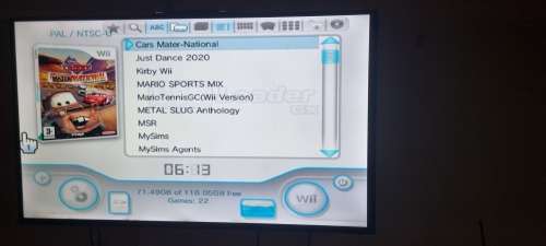 Nintendo wii modded 128gb games (no cables or controller)