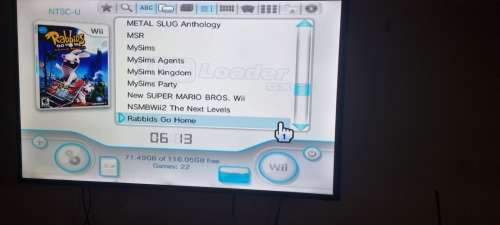 Nintendo wii modded 128gb games (no cables or controller)