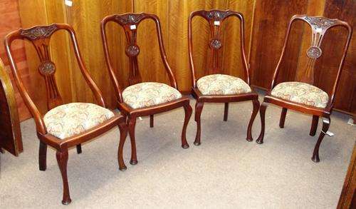 ORIGINAL WALNUT DINING CHAIRS (2C50)
