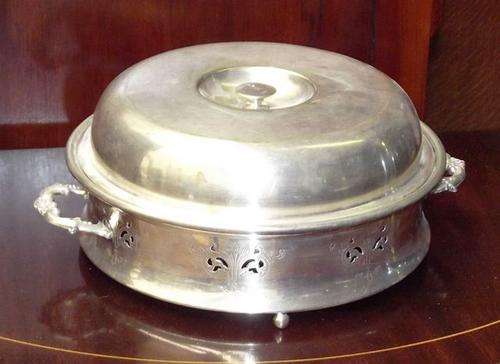SILVER PLATED VEGETABLE DISH (GH106)