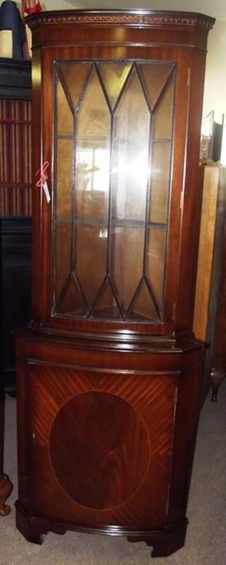 1950's IMPORTED CORNER CABINET (3C9)