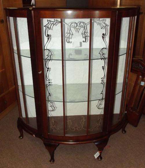 IMPORTED HALFMOON DISPLAY CABINET (3C47)