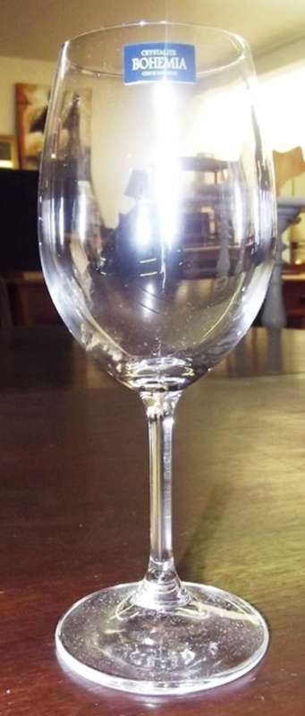 CLEARANCE SALE - BOHEMIA CRYSTAL WINE GLASSES
