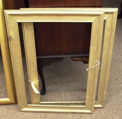 GOLD PAINTED WOODEN FRAMES