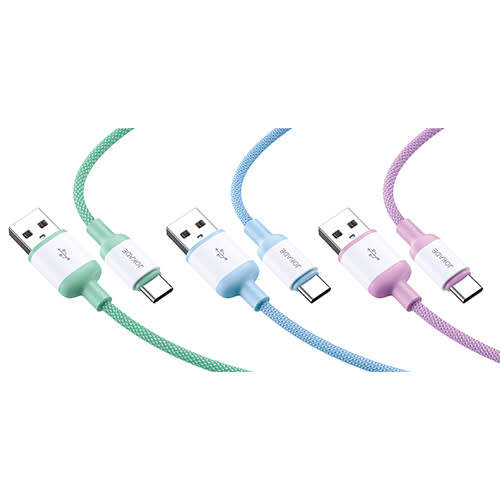 Two-Colour Fast Charging Cable (USB to Type C)