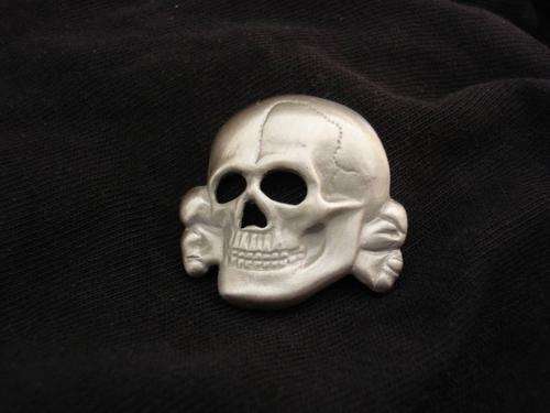 German Cap Skull Badge Totenkopf