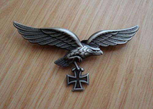 German Luftwaffe Eagle with Iron Cross Custom Badge
