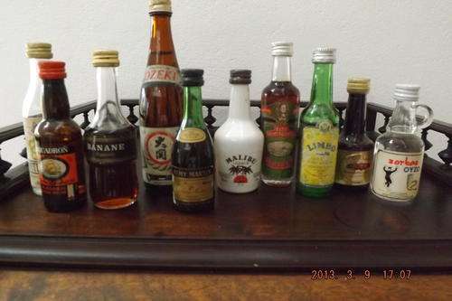 Collection of 10 Liqour Minitures.