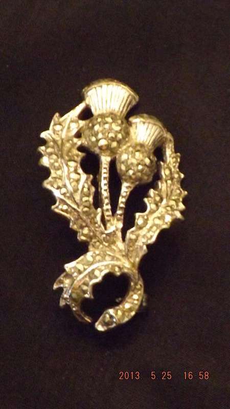 Wonderful Vintage Marcasite Brooch.